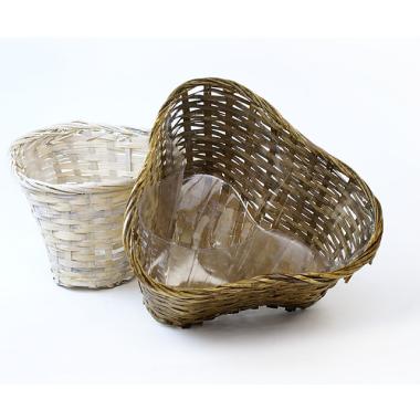 bamboo triangular pot stained po03 1s wholesale basket containers
