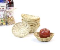 6  bamboo thin bowl oval bo206 1ov handles bowls trays