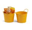 5  tin pot golden rod yellow by03 1gy wholesale metal containers