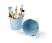 65  round tin pot light blue by08 1lb wholesale metal containers pails