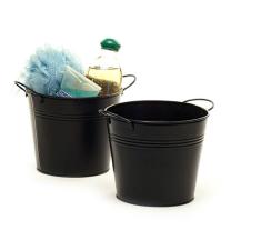 65  tin pot black by08 1blk wholesale metal containers pails pots 6