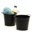 65  tin pot black by08 1blk wholesale metal containers pails pots medium