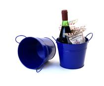 65  tin pot royal blue by08 1rb wholesale metal containers pails pots