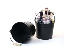 85  pail black wood hndl by09 1blk wholesale metal containers pails