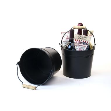 85  pail black wood hndl by09 1blk wholesale metal containers pails
