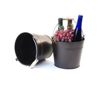 85  pail deep chocolate brown finish by09 1dkb wholesale metal containers pails