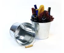 10  galvanized pail wood handle by11 1 wholesale metal containers pails