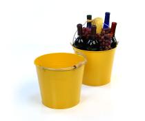 10  pail goldenrod wood handle by11 1gy wholesale metal containers