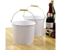 85  metal pail white by09 1wwd wholesale containers pails pots large