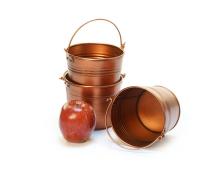 5  mini pail copper color by41 1cop wholesale metal containers pails pots