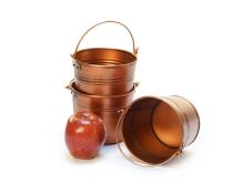5  mini pail copper color by41 1cop wholesale metal containers pails pots
