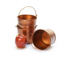 5  mini pail copper color by41 1cop wholesale metal containers pails pots