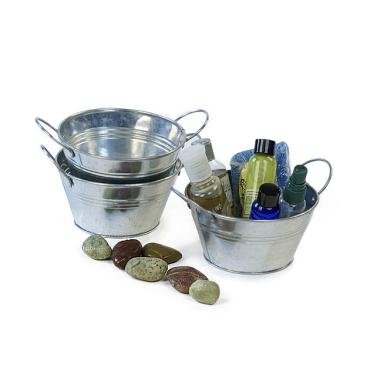 6  galvanized round tub by46 1 wholesale metal containers tubs mini