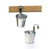 galvanized tin hanging pot detachable handle by73 1 wholesale metal containers