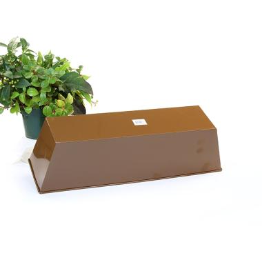 23  rectangle window box brown powder coat ty60 1br wholesale metal containers