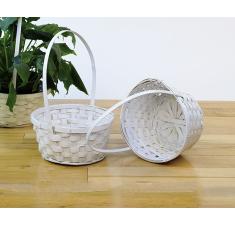 8  bamboo utility shop so578 1w wholesale basket containers handled baskets small