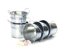 5  round galvanized pot by03 1 wholesale metal containers pails pots 6