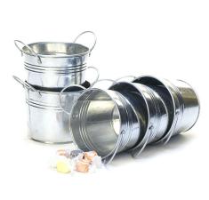 5  round galvanized pot by03 1 wholesale metal containers pails pots 6