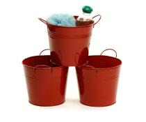 65  tin pot red by08 1r wholesale metal containers pails pots medium