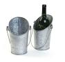 metal wall pail acid wash galvanized by54 1aw wholesale containers french