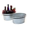 12  galvanized oval deep tub brown trim by29 1abt wholesale metal