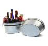 12  galvanized oval deep tub brown trim by29 1abt wholesale metal
