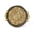 woodchipwillow round shallow tray wooden handles bw340 1