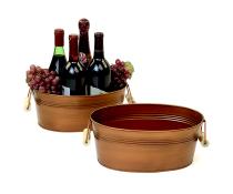 oval tub antique copper reproduction by873 1cowd wholesale metal containers tubs