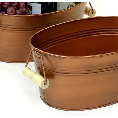 oval tub antique copper reproduction by873 1cowd wholesale metal containers tubs
