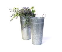 8  french bucket galvanized acid wash by886 1aw wholesale metal containers
