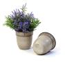 5  solid iron metal pot antique sand by74 1xbr wholesale containers