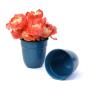 5  solid iron metal pot antique teal by74 1xtl wholesale containers