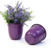 5  solid iron metal pot purple by74 1xpr wholesale containers pails