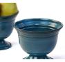 625  solid iron metal urn antique teal by72 1xtl wholesale containers