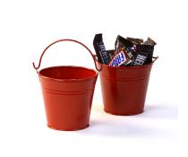 3 78  tin mini pail red by40 1r wholesale metal containers