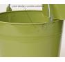 85  metal pail lime green distressed zby09 1lg wholesale containers