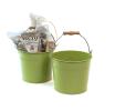 85  metal pail lime green distressed zby09 1lg wholesale containers