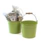 85  metal pail lime green distressed zby09 1lg wholesale containers