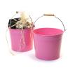 85  pail pink distressed zby09 1pk wholesale metal containers pails pots