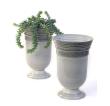 625  x 95h tall solid iron metal urn antique sand by71 1xwh