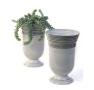 625  x 95h tall solid iron metal urn antique sand by71 1xwh