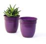 5  solid iron metal pot purple by74 1xpr wholesale containers pails