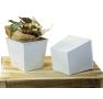 5 sq tin pot white by58 1w wholesale metal containers pails pots rectangle