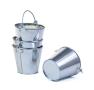 3 78  mini galvanized pail ridges by40 1no wholesale metal containers