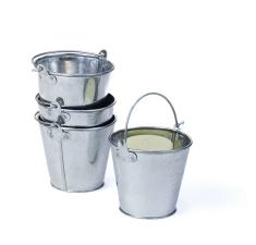 3 78  mini galvanized pail ridges by40 1no wholesale metal containers