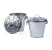 4  galvanized mini trash by45 1 wholesale metal containers novelty 0