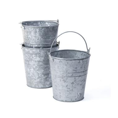 5  galvanized pail wash by888 1 wholesale metal containers french market buckets