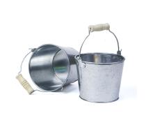 5  mini pail galvanized ridges by41 1wdno wholesale metal containers pails