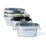 6  galvanized bowl oval by876 1 wholesale metal containers tubs 6