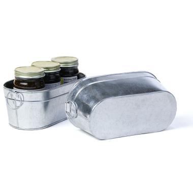 8  oval small tub galvanized by877 1 wholesale metal containers tubs